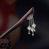 Willow Prehnite Hair Stick
