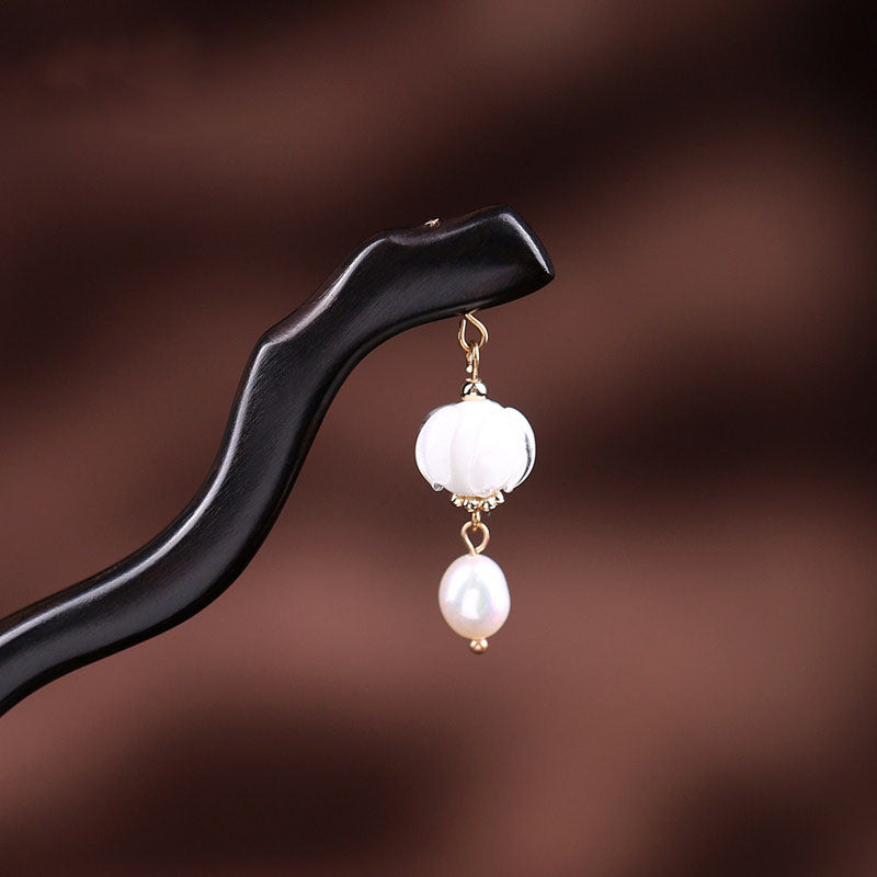 Lily Pearl Drop Hair Stick