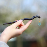 Water Jade Drop Hair Stick