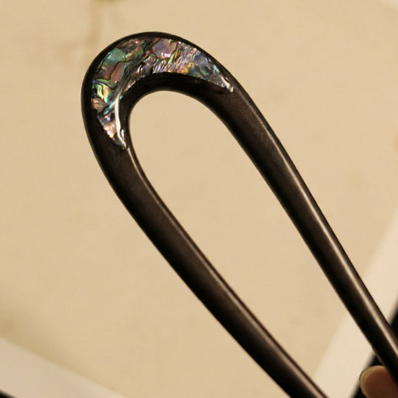 Lunar Nacre Arc Hair Stick