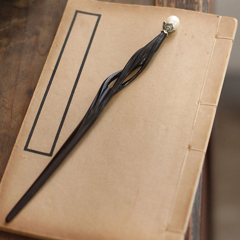 Twisted Pearl Hair Stick