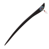 Blue Petal Drop Hair Stick