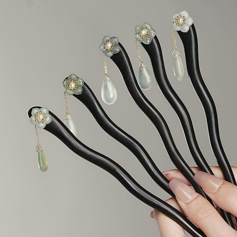 Rain Bloom Hair Stick