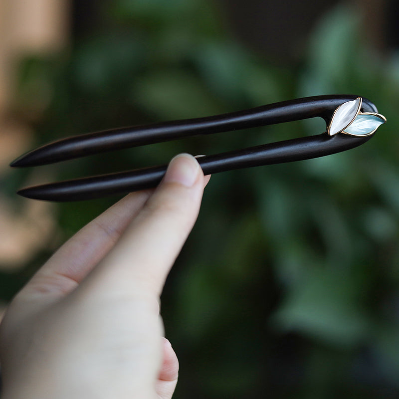 Oriental Leaf U Hair Stick