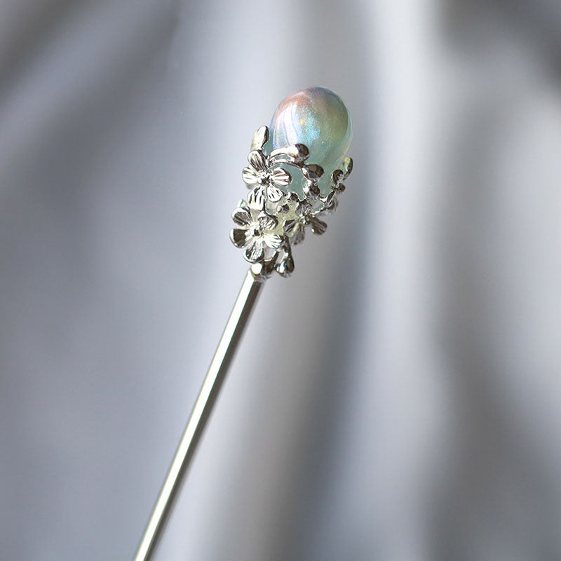 Iridescent Bloom Hair Stick