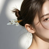 Gardenia Jade Hair Stick