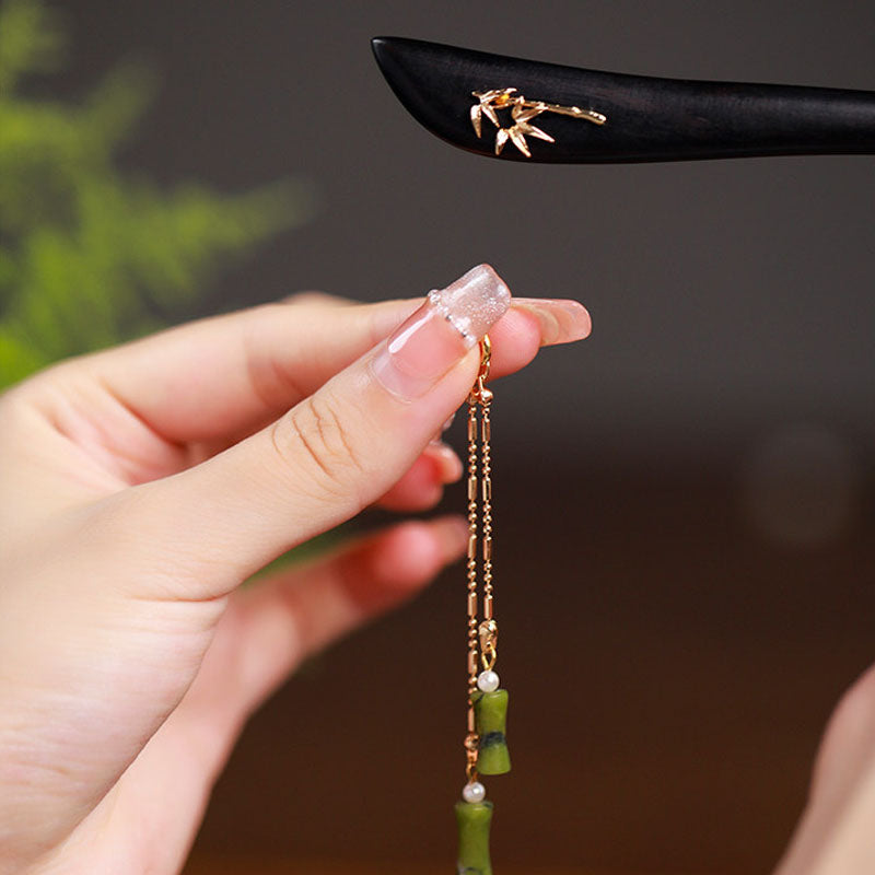 Balanced Jade Hair Stick