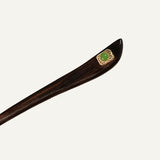 Verdant Inlay Ebony Hair Stick
