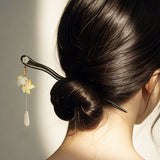 Koi Drop Ebony Hair Stick