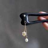 Midnight Blossom Hair Stick