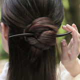Ebony Arc Hair Stick
