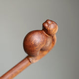 Carved Snail Hair Stick