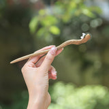 Minimal Gardenia Hair Stick