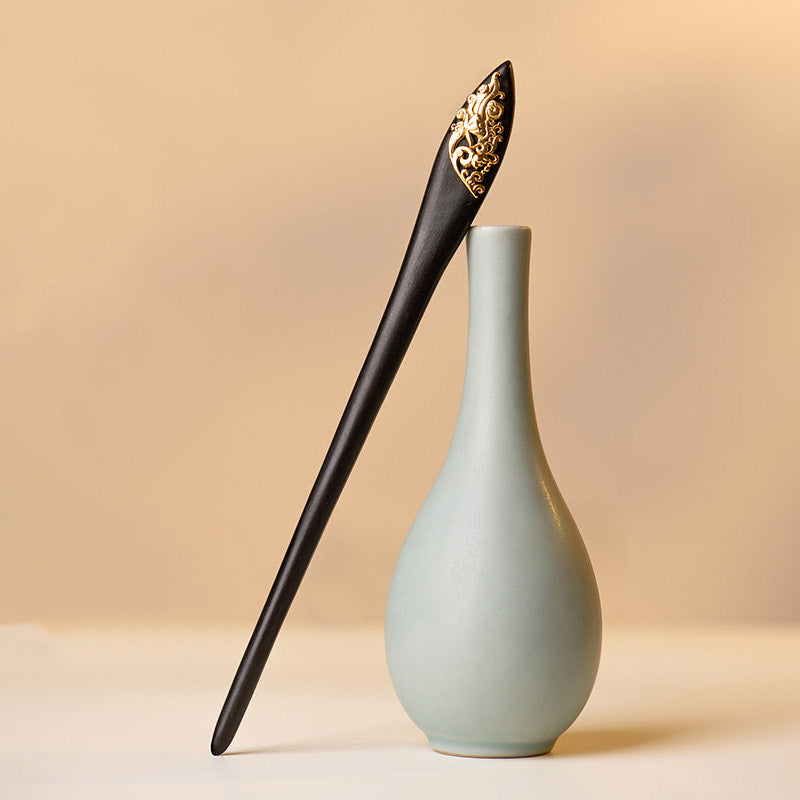 Orchid Ebony Hair Stick