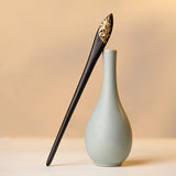 Orchid Ebony Hair Stick