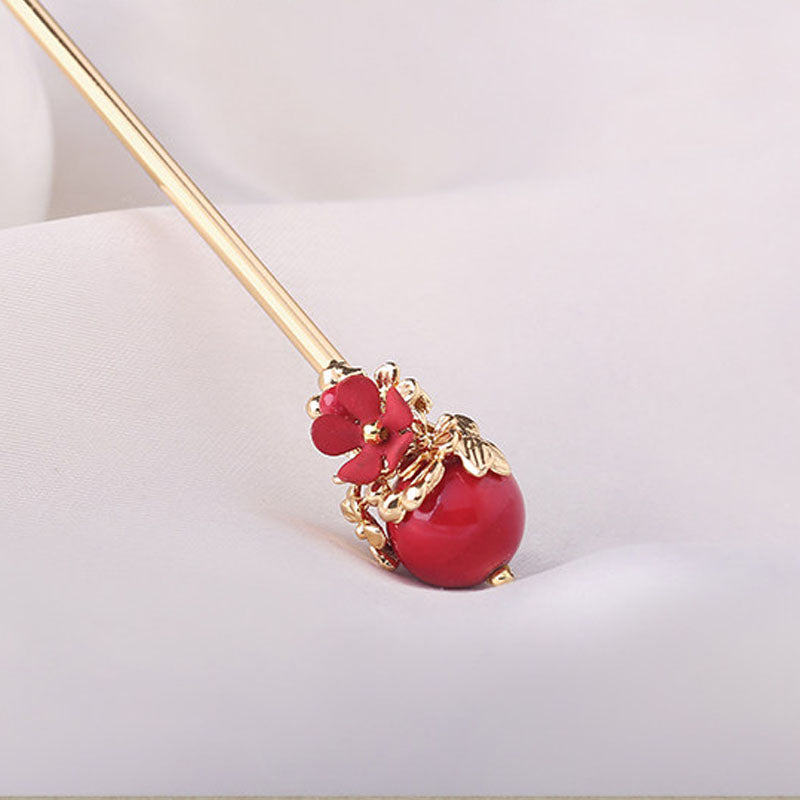 Scarlet Accent Hair Stick