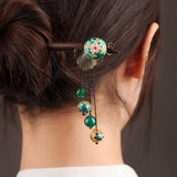 Cloisonne Bloom Cascade Hair Stick