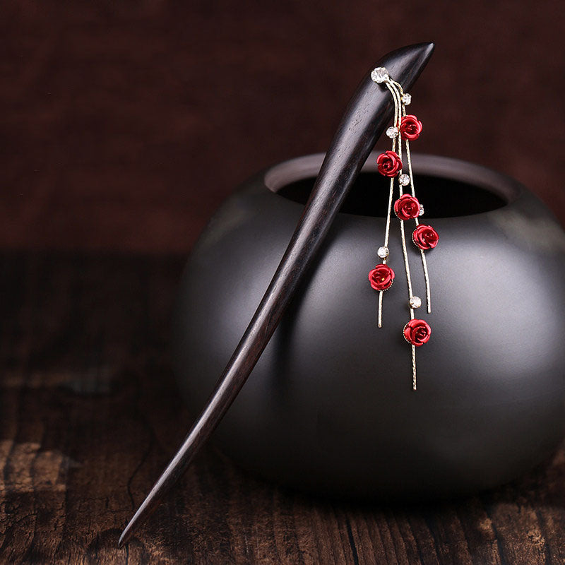 Floral Cascade Hair Stick