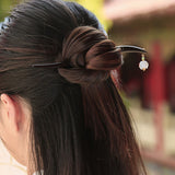 Lunar Drop Ebony Hair Stick