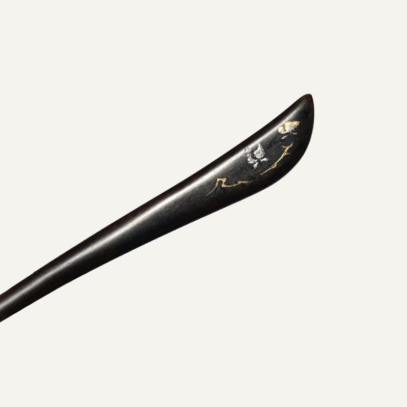 Hand-Painted Butterfly Hair Stick