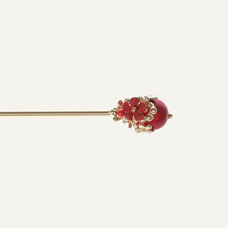 Scarlet Accent Hair Stick