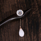 Calm White Hair Stick