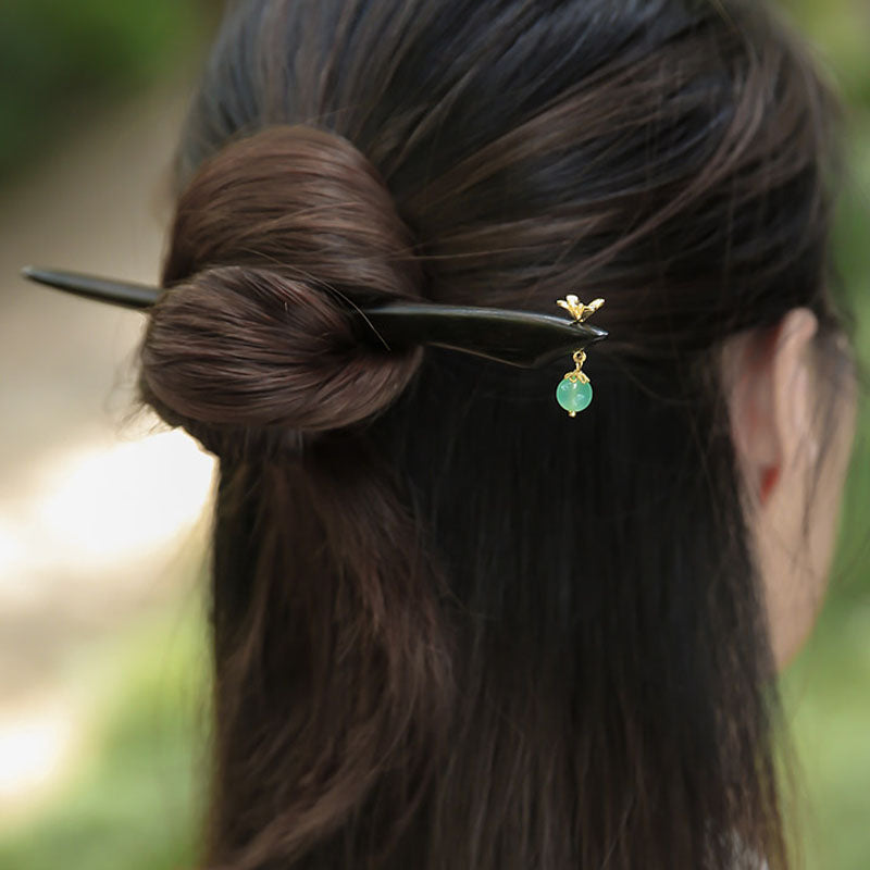 Lilac Dew Ebony Hair Stick
