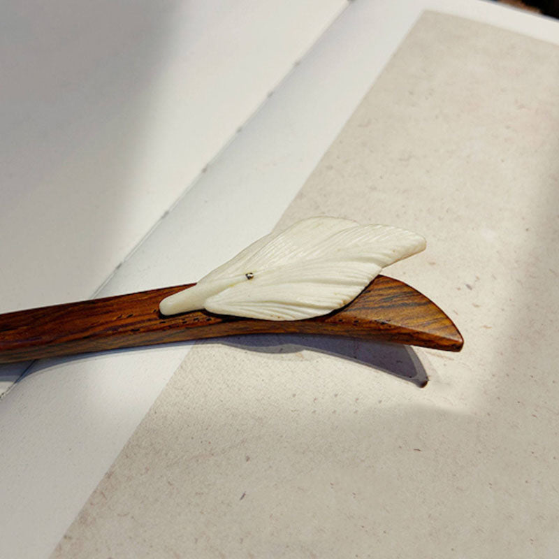 Feather Arc Hair Stick