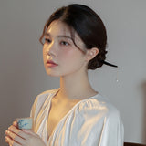 Minimal Pearl Drop Hair Stick
