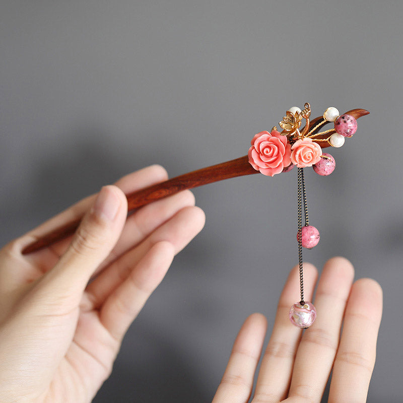 Rosaline Blossom Hair Stick