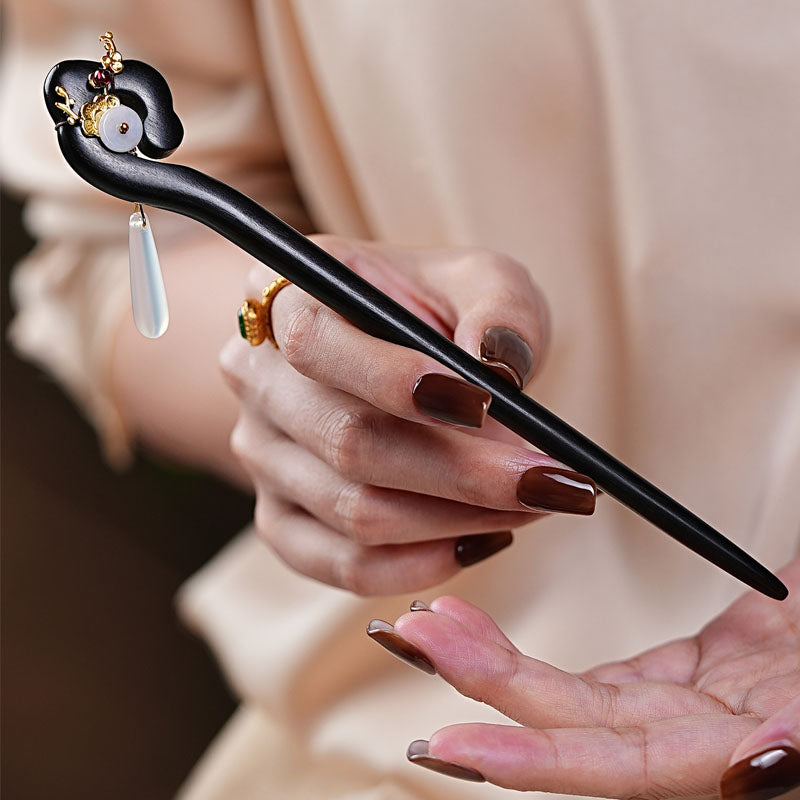 Cloudfall Pendant Hair Stick