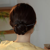 Bamboo-Shape Aventurine Hair Stick