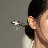 Olive Bloom Pendant Hair Stick