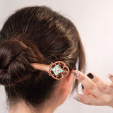 Sakura Medallion Hair Stick