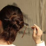 Ebony Tether Hair Stick