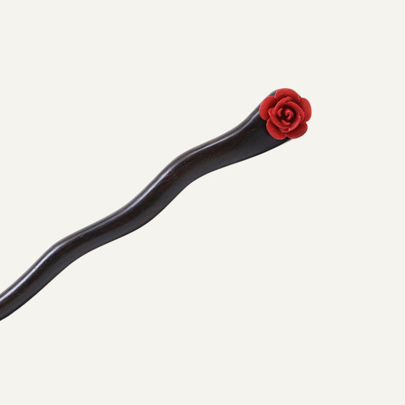 Scarlet Tip Hair Stick