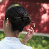 Ruyi Charm Ebony Hair Stick