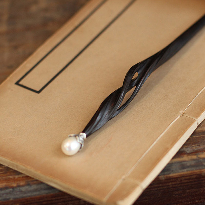 Twisted Pearl Hair Stick