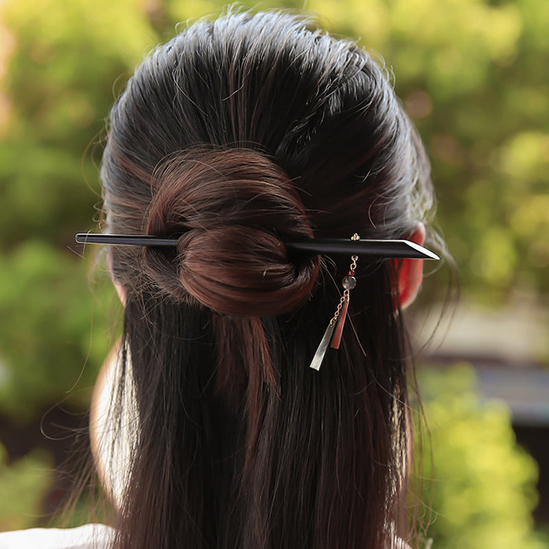 Midnight Chain Hair Stick