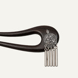 Tribal Medallion Ebony Hair Fork