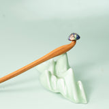 Lacquer Blossom Sandalwood Hair Stick