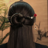 Velvet Rose Hair Stick