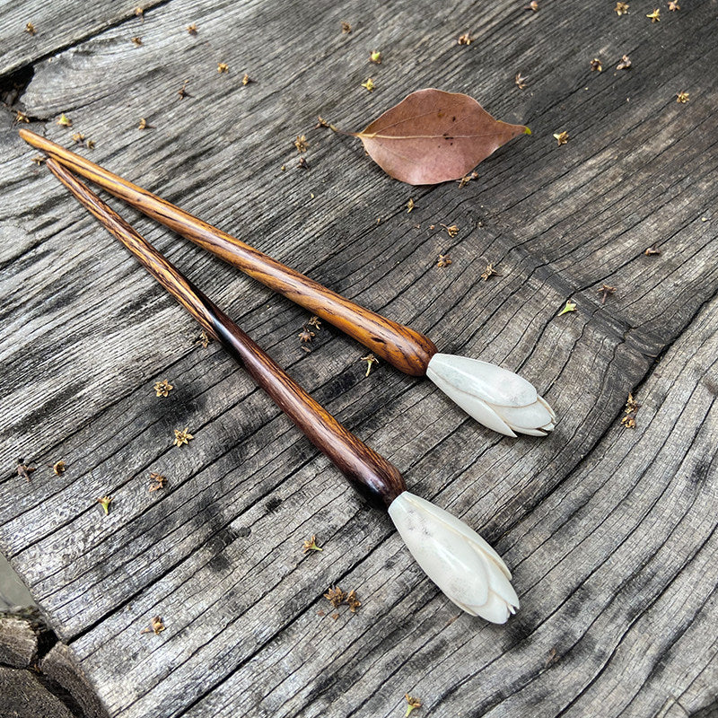 Magnolia Bud Hair Stick