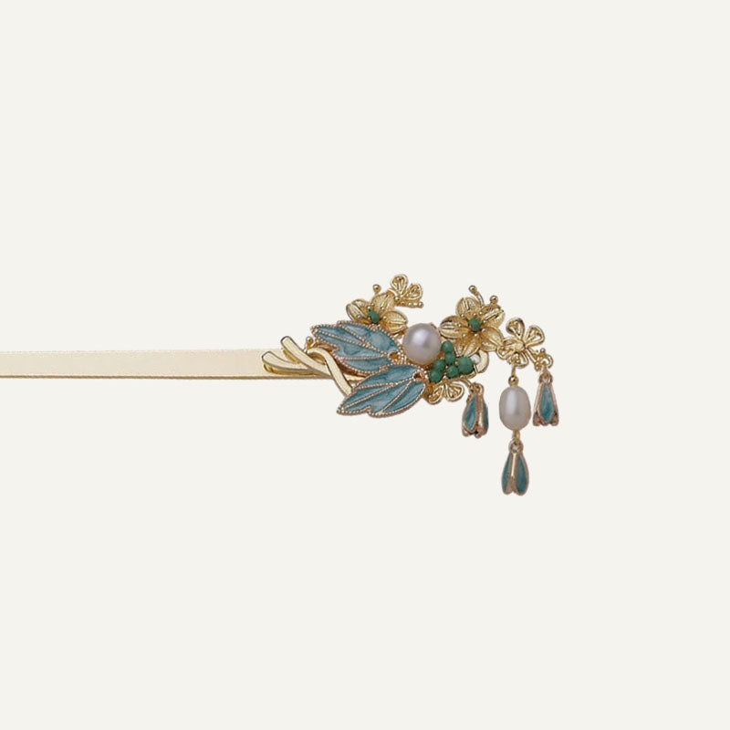 Turquoise Butterfly Hair Stick