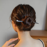 Reversible Jade Pearl Hair Stick