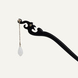 Magnolia Pearl-Shaped Jade Hair Stick