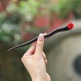 Scarlet Tip Hair Stick