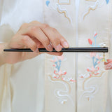 Mint Fishtail Ebony Hair Stick