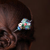 Enamel Flora Hair Stick