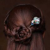 Enamel Flora Hair Stick